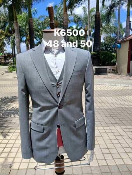 men's gray suit