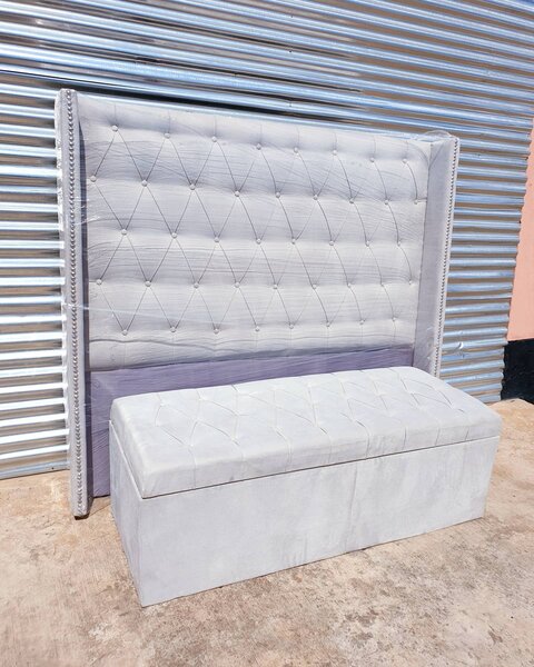 headboard and ottoman