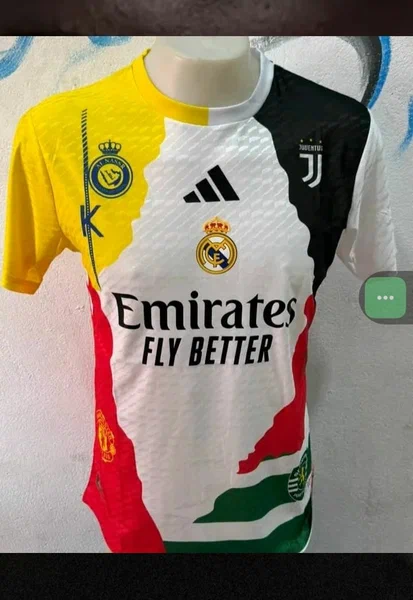 Maillot de football multicolore