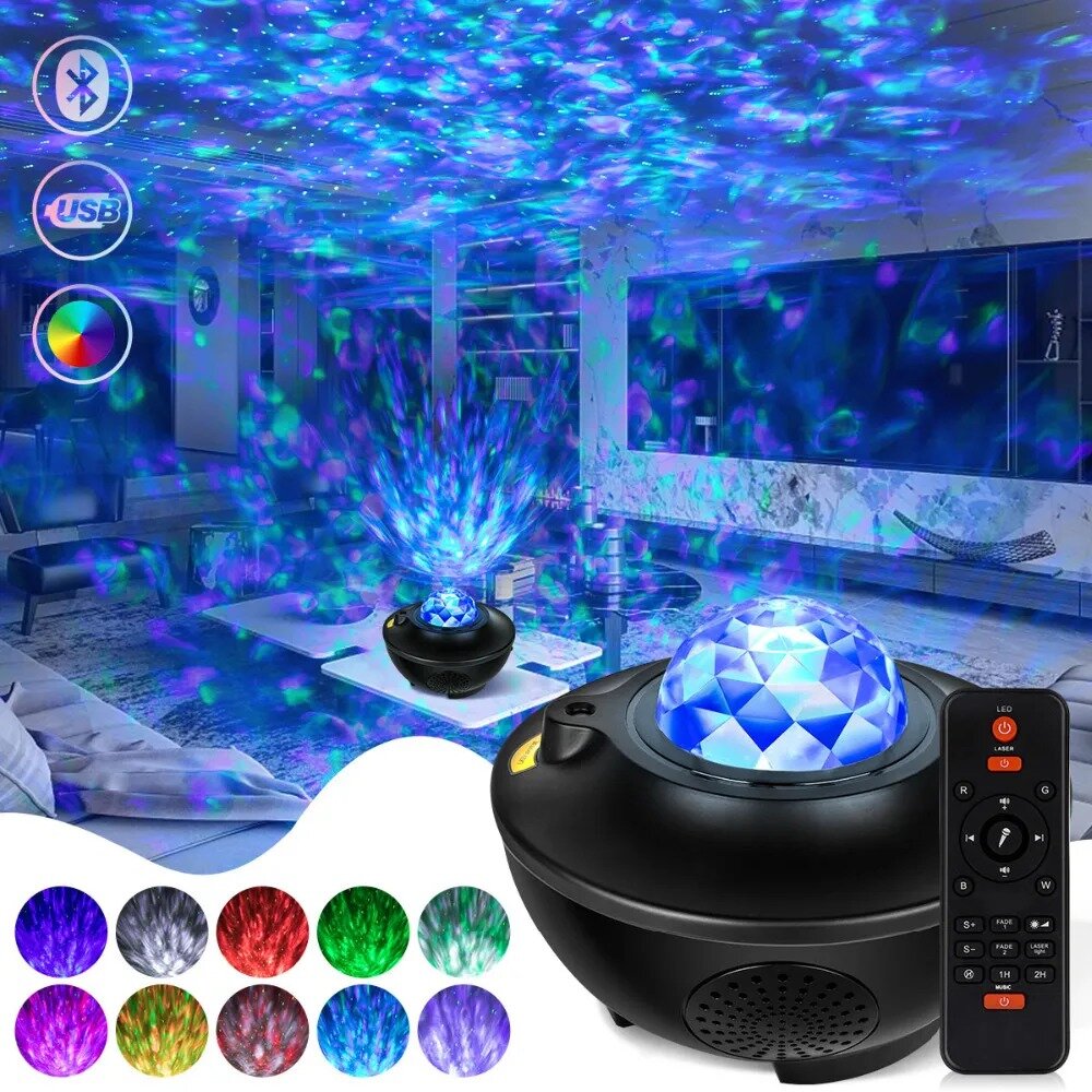 Projecteur Étoilé LED Bluetooth