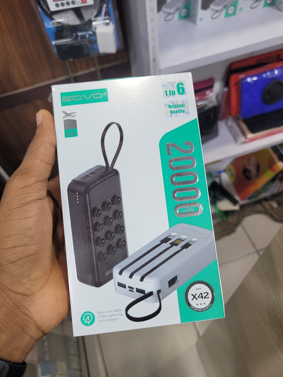 Powerbank 20000mAh rapide et fiable