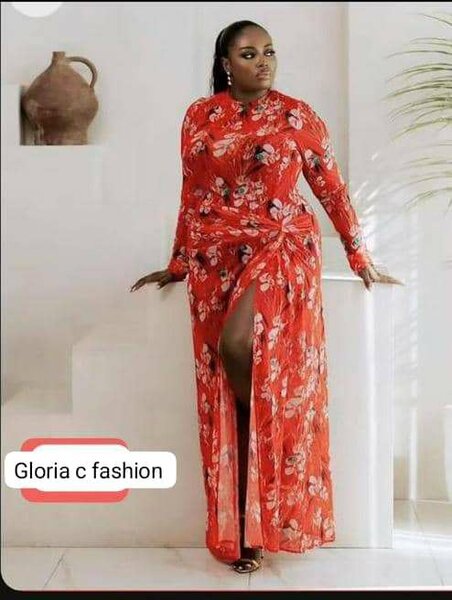 Robe Longue Rouge Florale