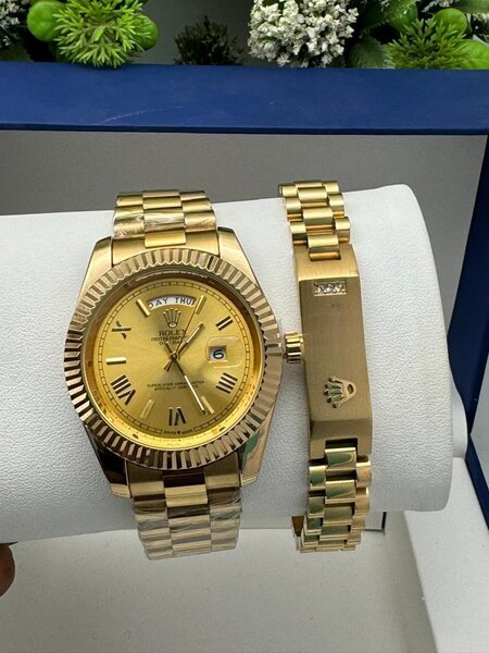 Rolex watch with bracelet