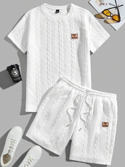 Ensemble d'été en maille pour homme