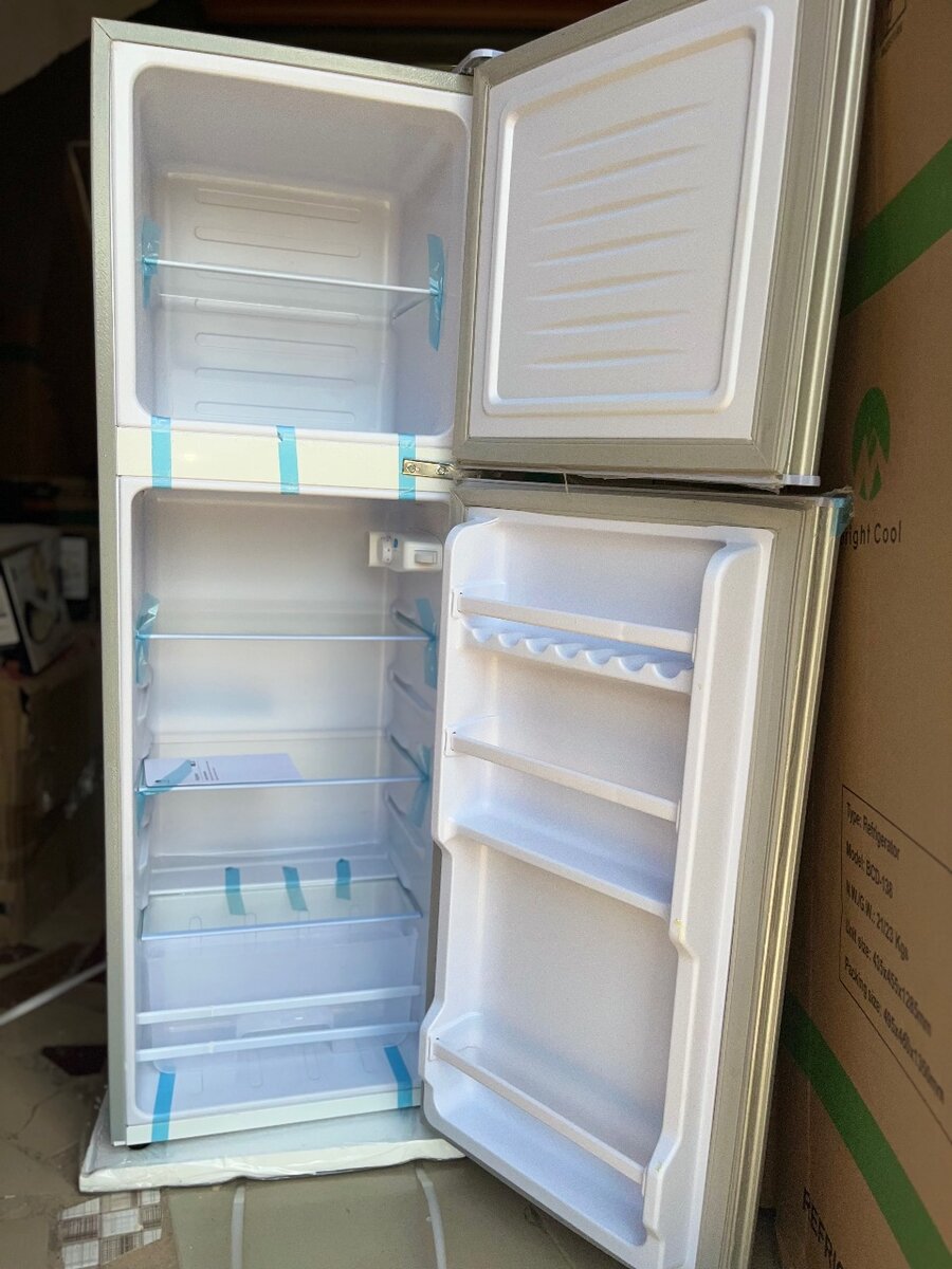 138 liters double door fridge