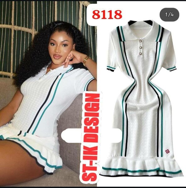 Ladies classy short dress available