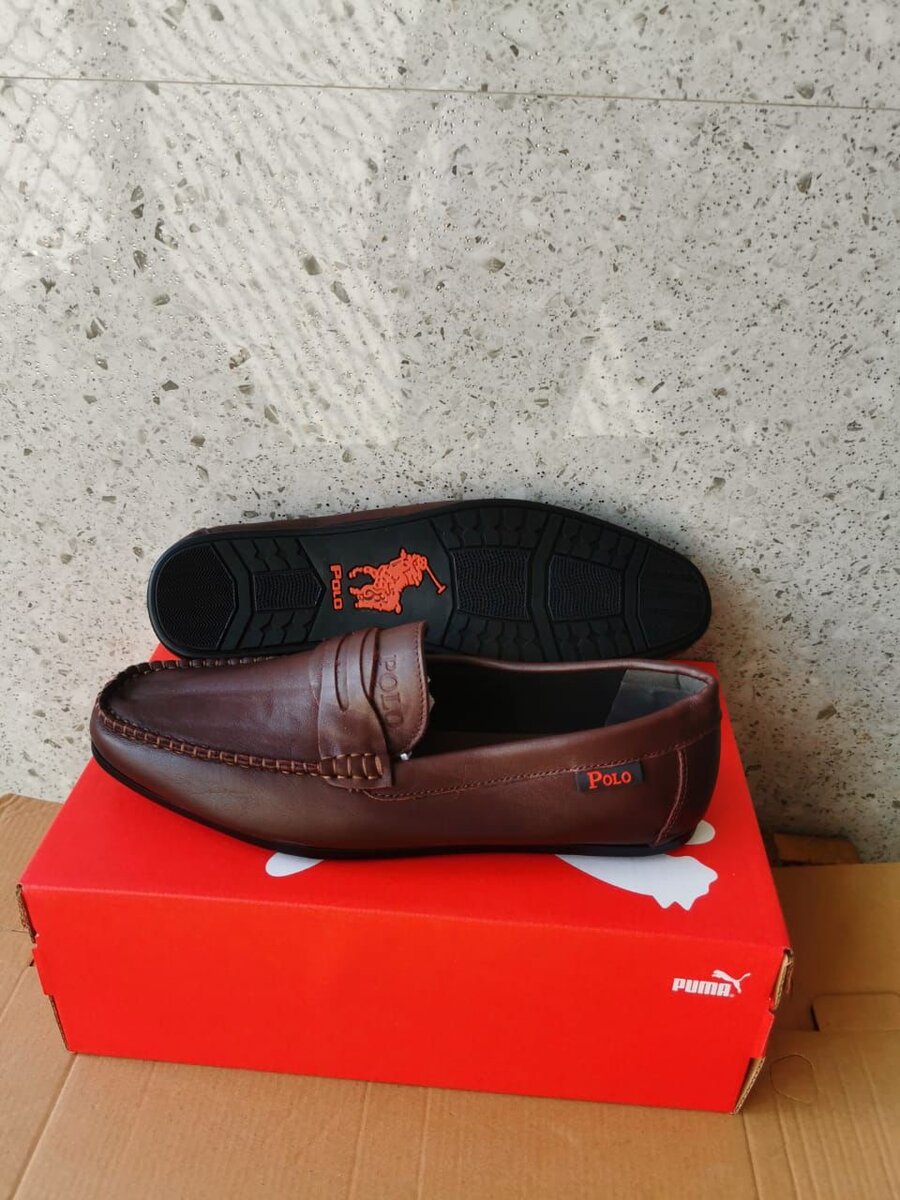 Mocassins en cuir élégants