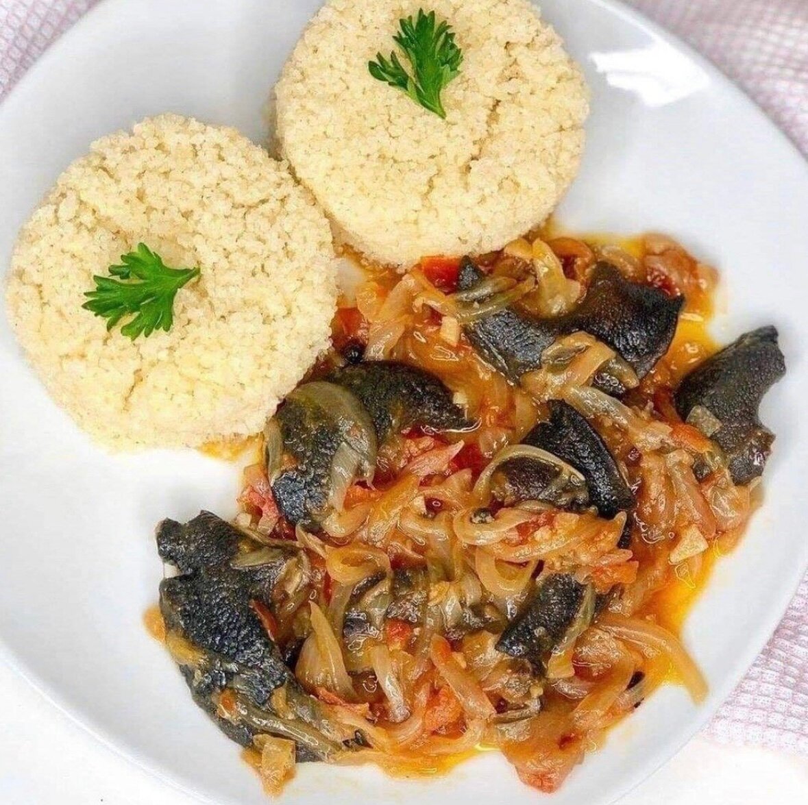 Délicieuse escargots sauter