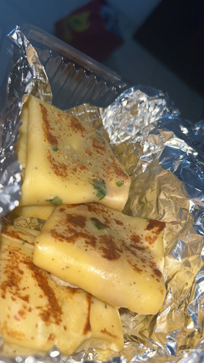 Crêpes fromage salée