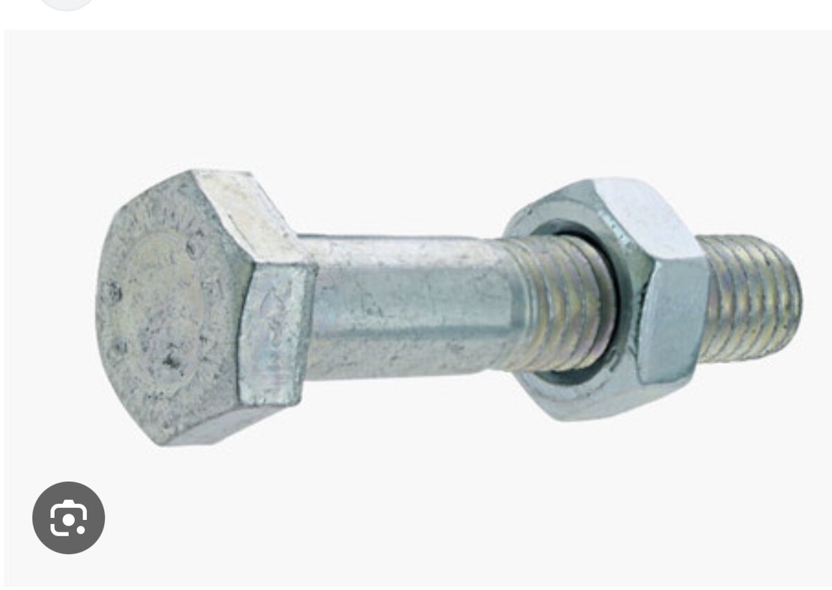 Boulon 8/80 avec écrous 19 ou 17