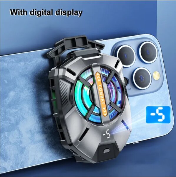 Portable Mobile Phone Radiator Phone Cooling Fan Case X20 For PUGB Phone Cooler Phone Cooling Fan Case Mobile Phone Cooler