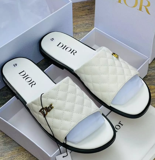 Slippers white Dior