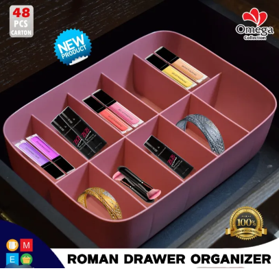 10 Compartment Multipurpose Socks Organizer Storage Holder , Jewelry Rack and stationary (SIZE: 11.5 X 8.2 X 3.2 INCH)