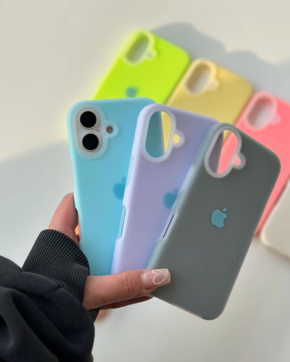Coques en silicone pour iPhone