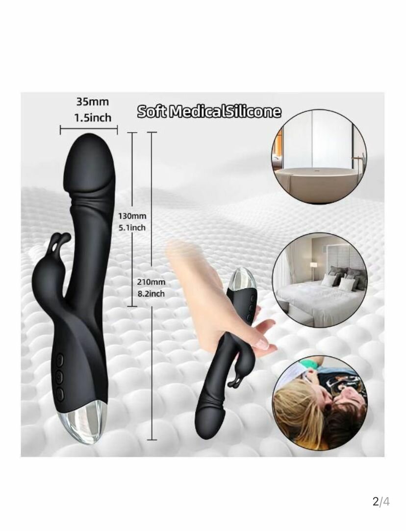 Vibromasseur Silicone 10 Modes