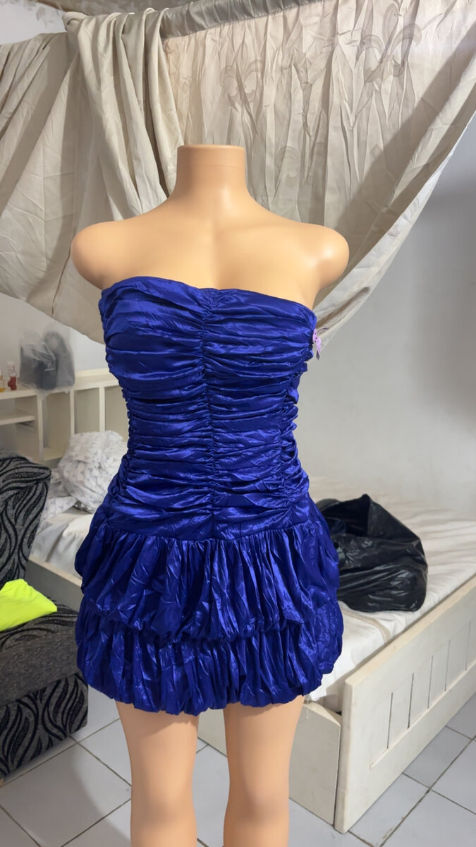 Robe Bustier Satinée