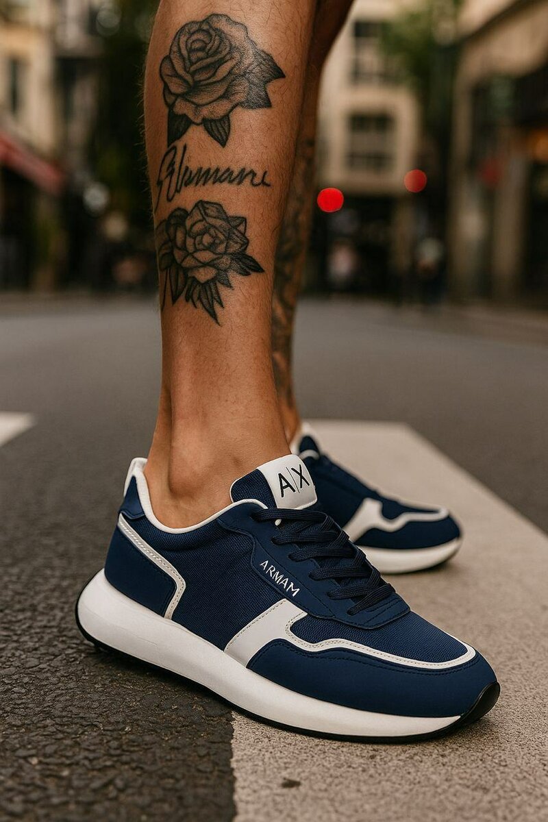 Sneakers Armani élégants hommes