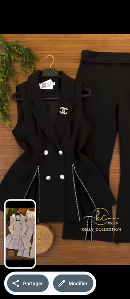 Ensemble tailleur élégant femme