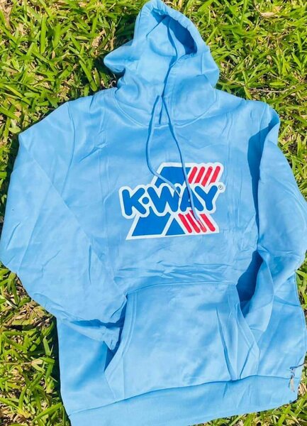 Sweat à Capuche Bleu K-WAY