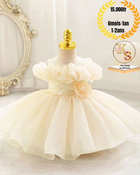 Robe Bébé en Tulle Élégante