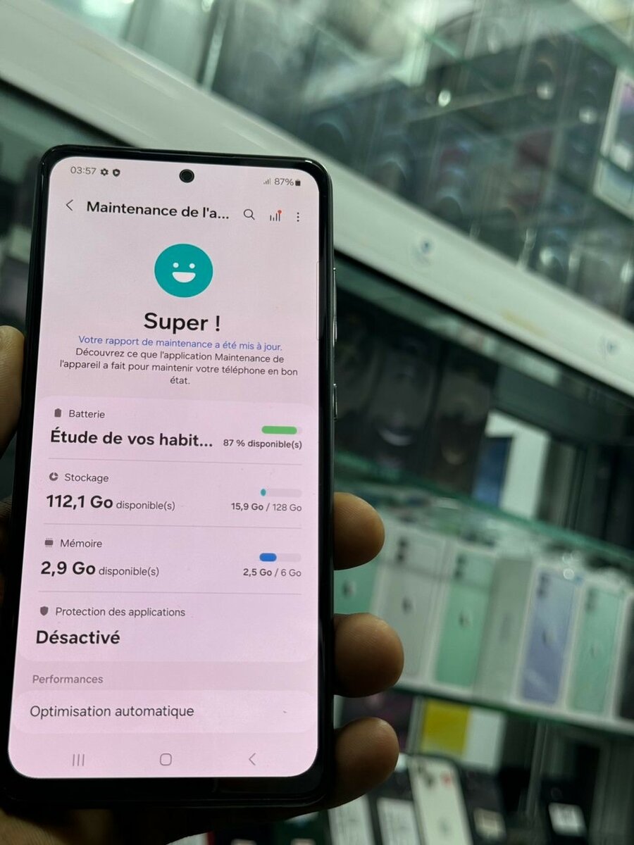 Samsung A52 état super propre