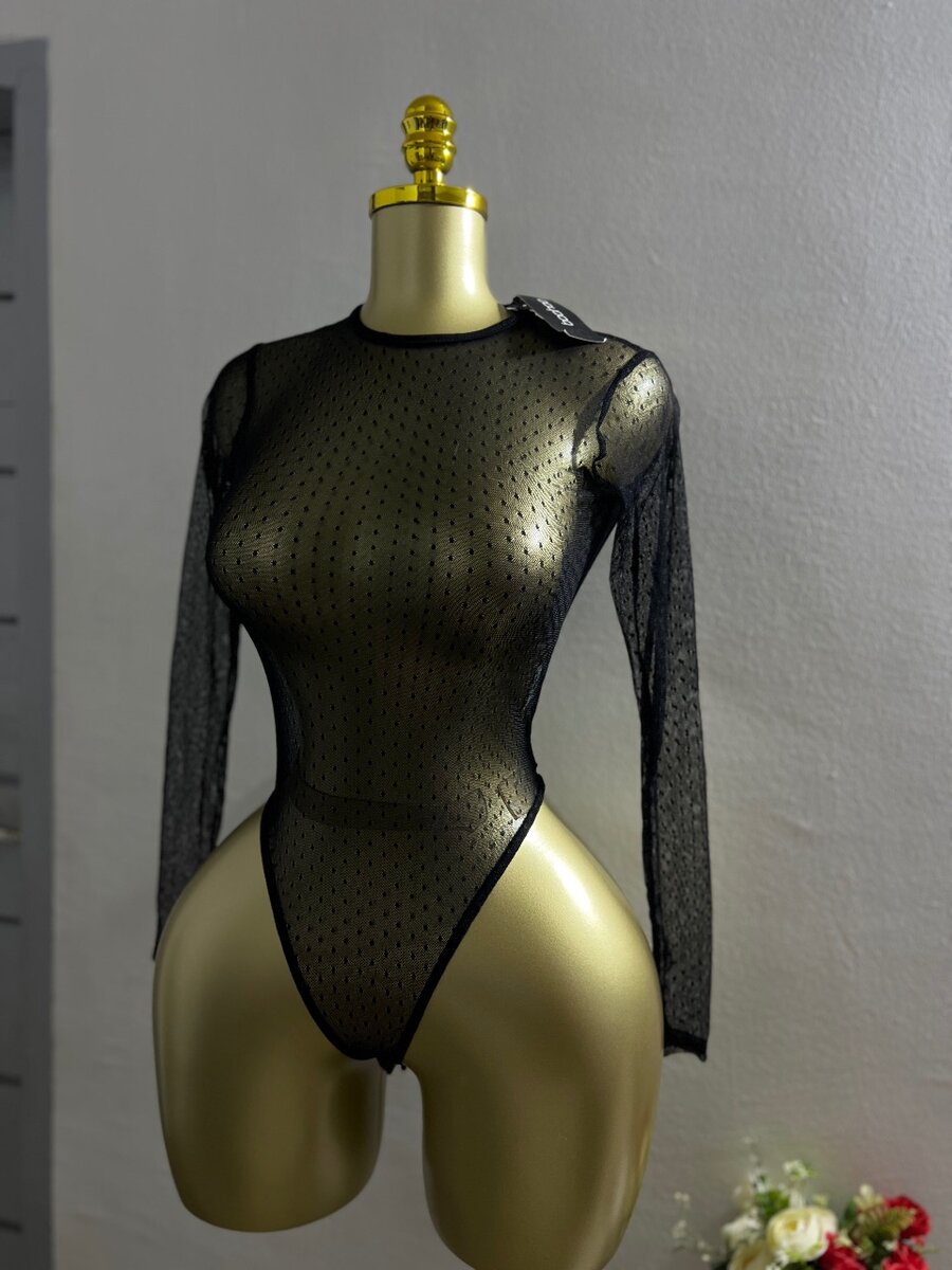 Body transparent chic femme