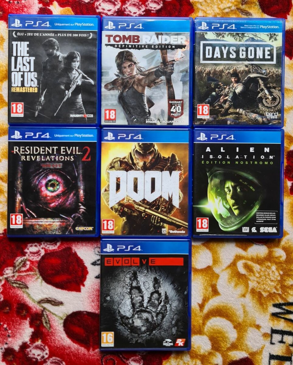 CD PS4, les CD sont propres