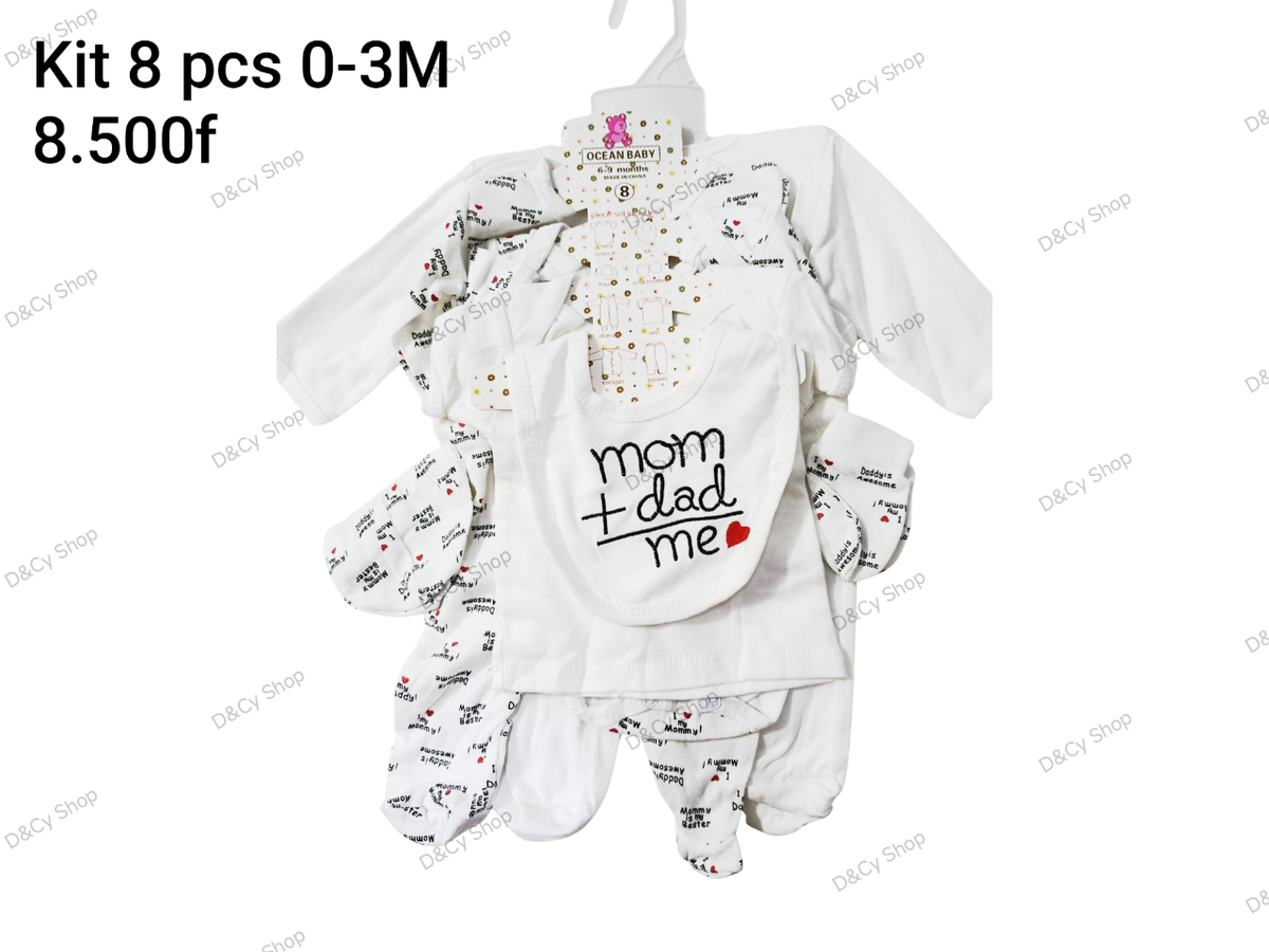 Ensemble Naissance 8 Pièces Bébé