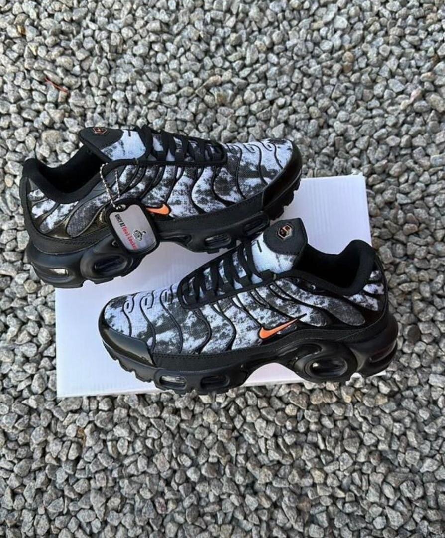 Baskets Air Max noires et grises