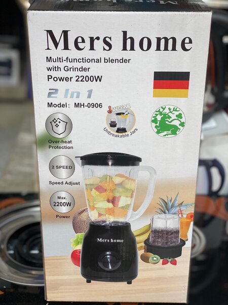 Mershome 2 in 1 Unbreakable Blender
