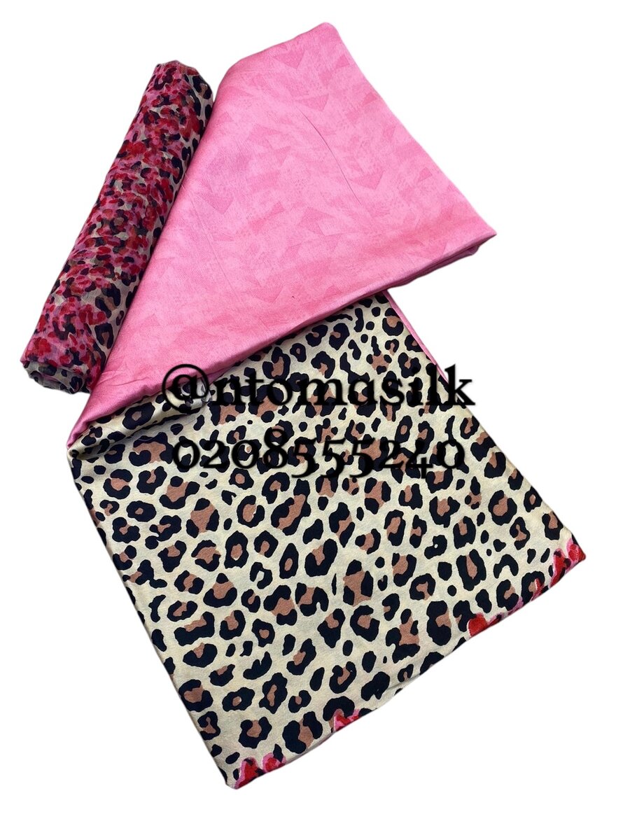 Silk and chiffon combo