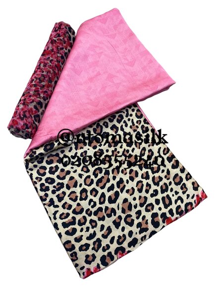 Silk and chiffon combo