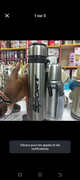 Bouteille Thermos Sport en Acier Inoxydable