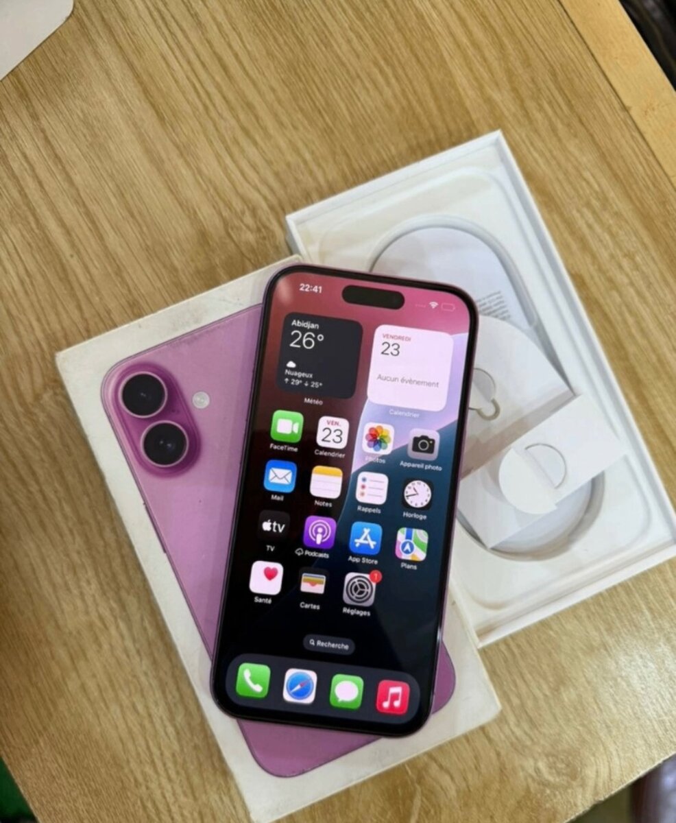 iPhone 16 Rose - Neuf