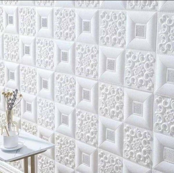 1 rouleau de papier peint adhésif effet marbre noir - imperm