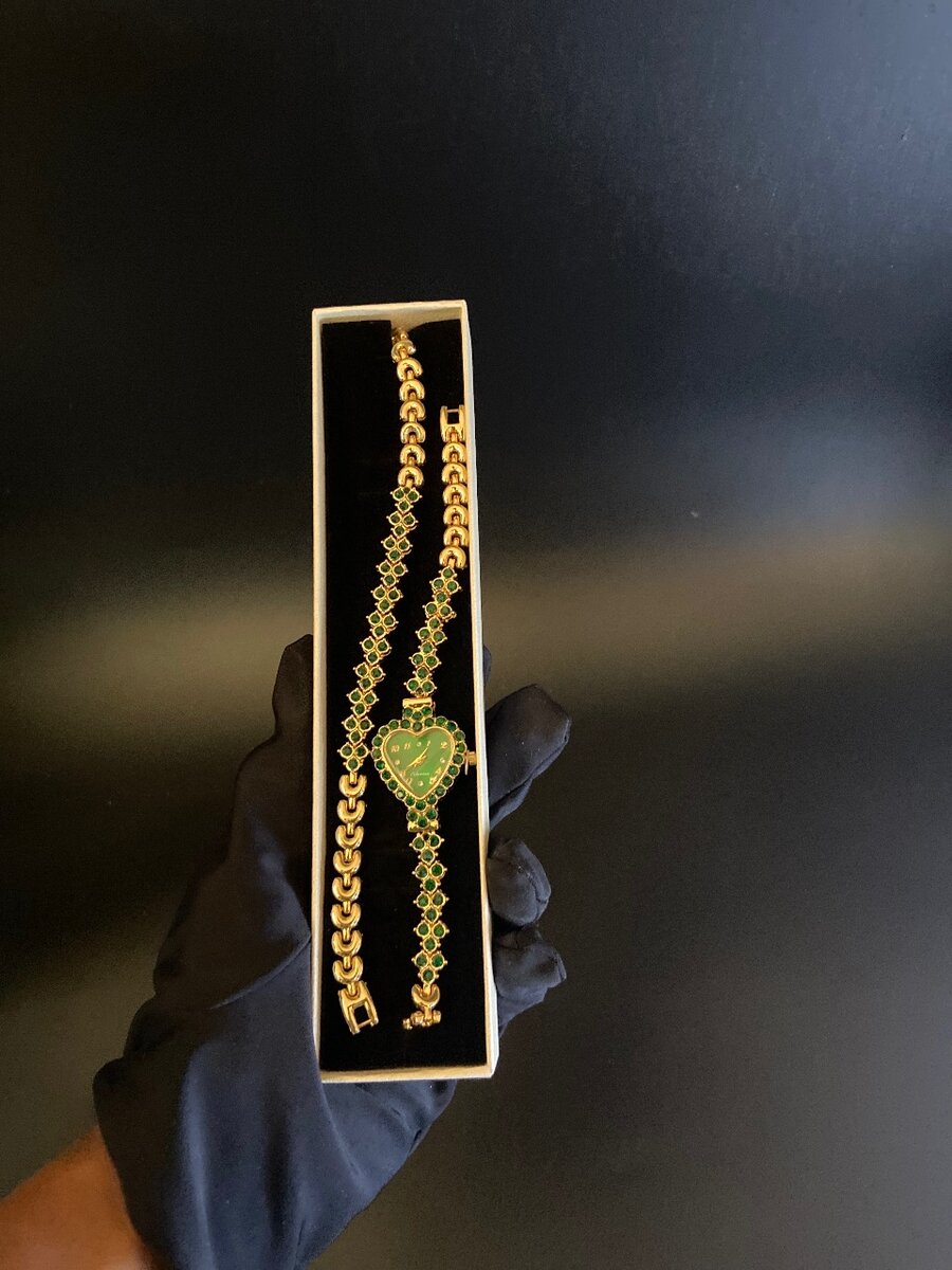 2 piece watch and bracelet