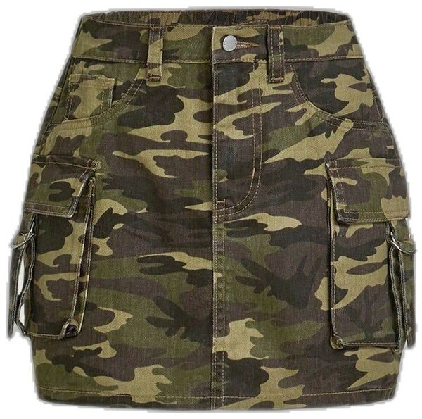 Ladies army skirt