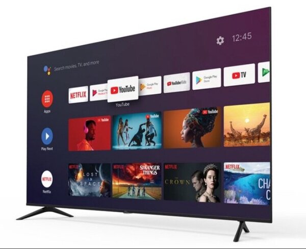 50 Inch 4K UHD Smart Android Frameless TV - Black