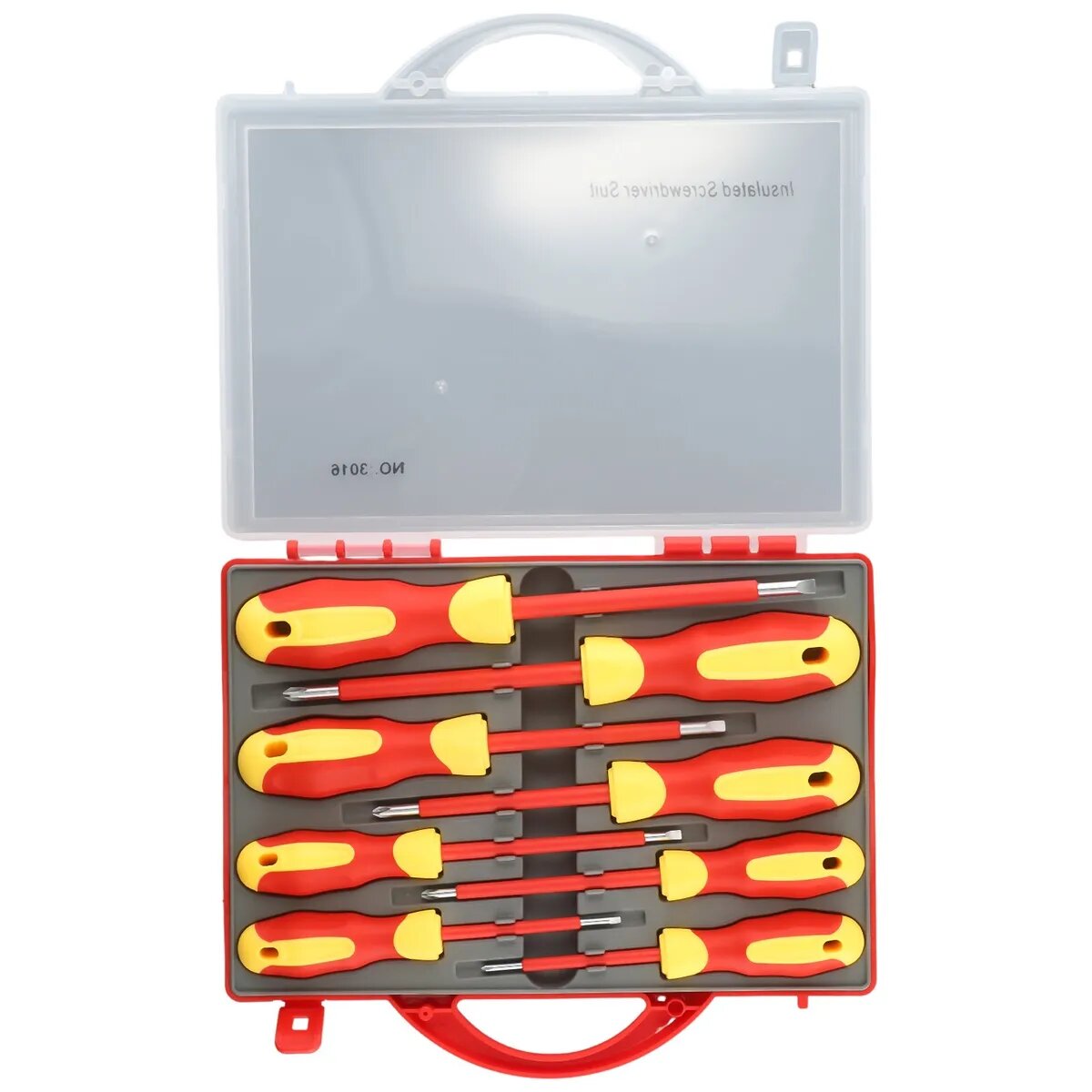 8Pcs Magnetised Industrial Screwdriver Set