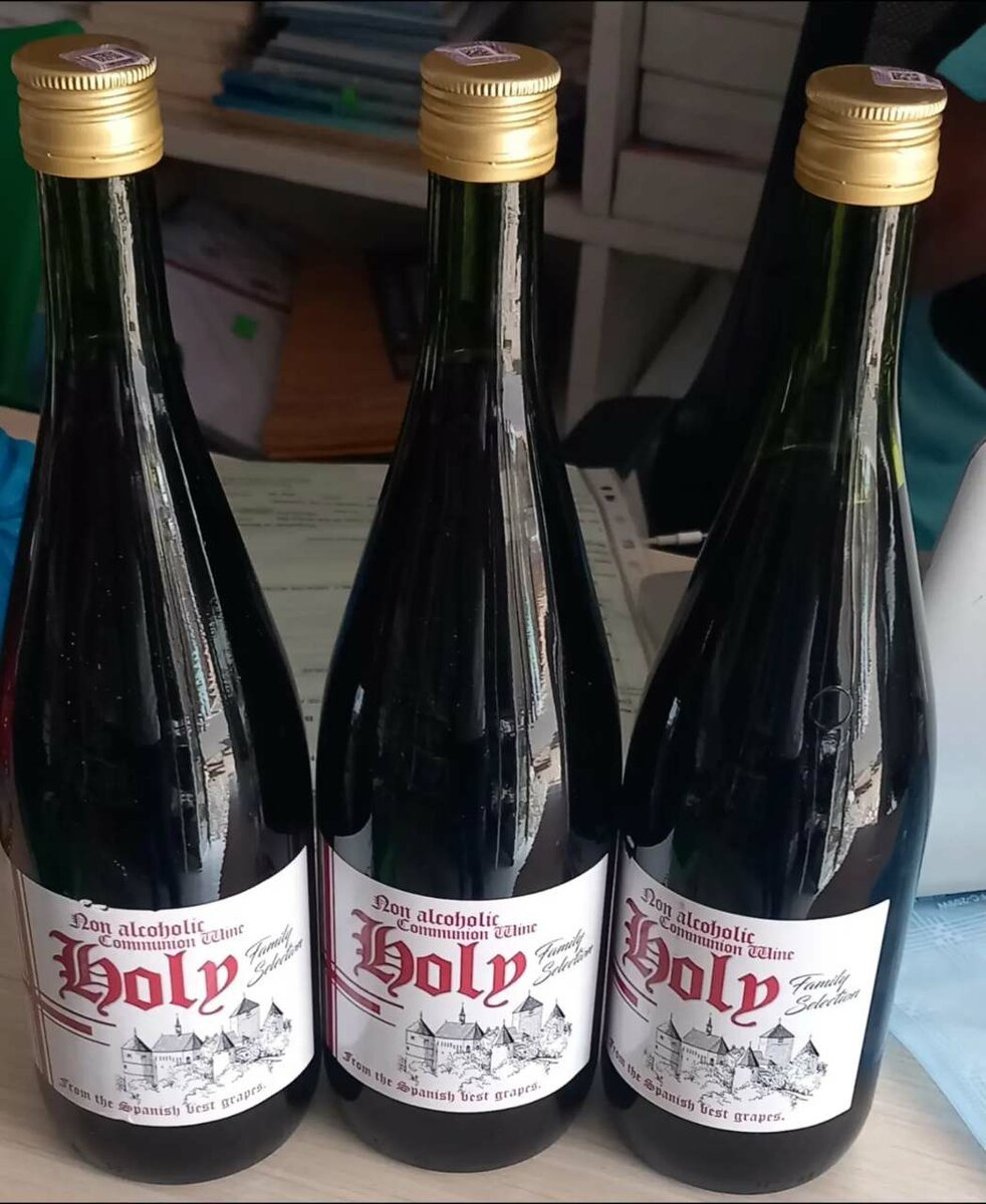 Non-alcoholic Communion Wine