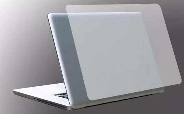 Laptop Back Protector Skin Matt 17 Inch Dust Proof