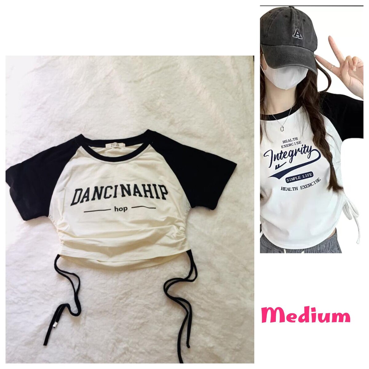 Salaula crop tops and tops