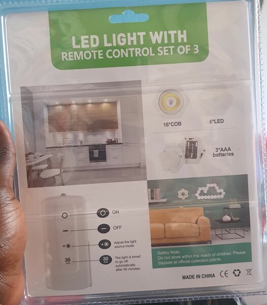 Lampes LED avec télécommande