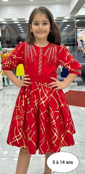 Robe Fleurie Fille Élégante