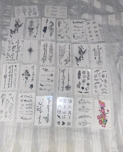 Tatouages temporaires élégants