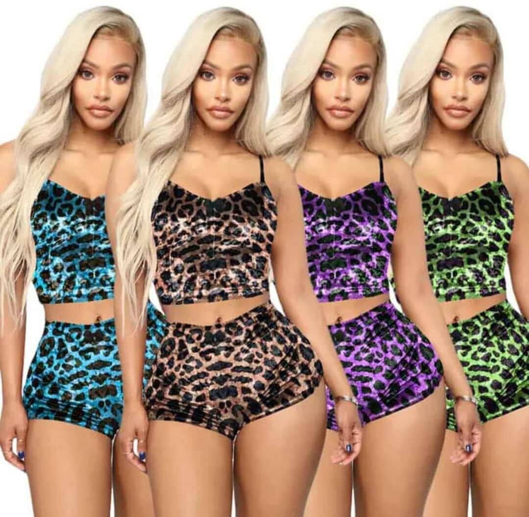 Ensemble Léopard Femme Sport