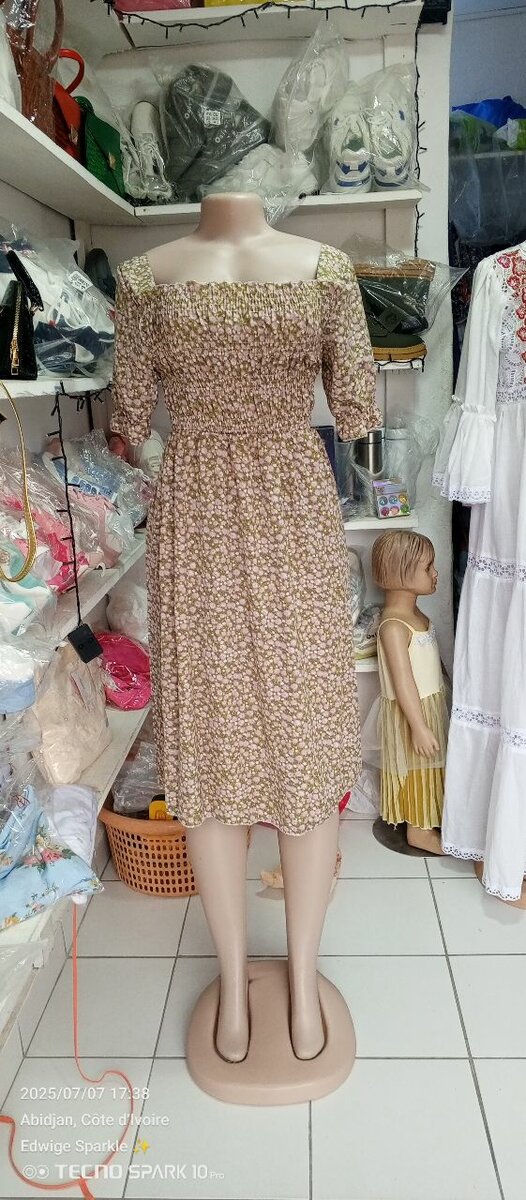 Robe d'été fleurie élégante