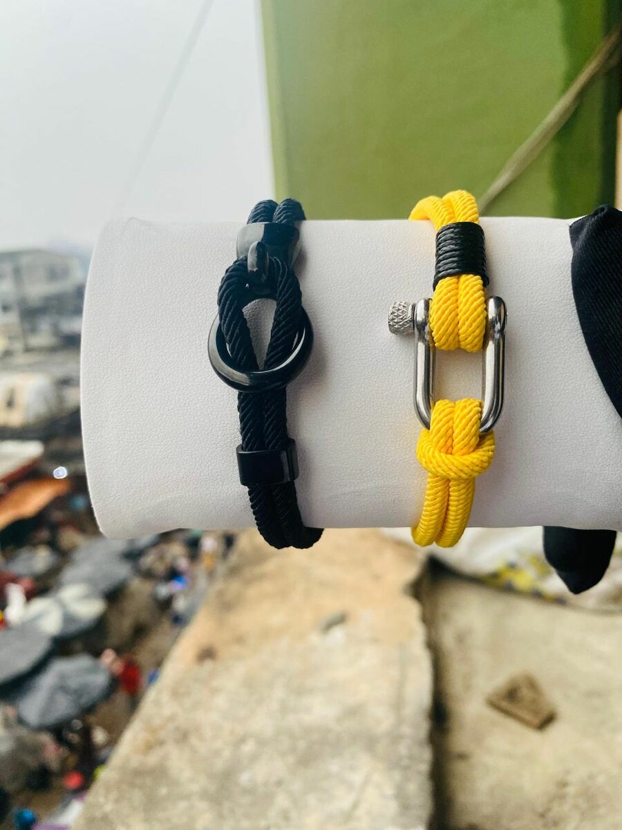 Bracelets en corde tressée