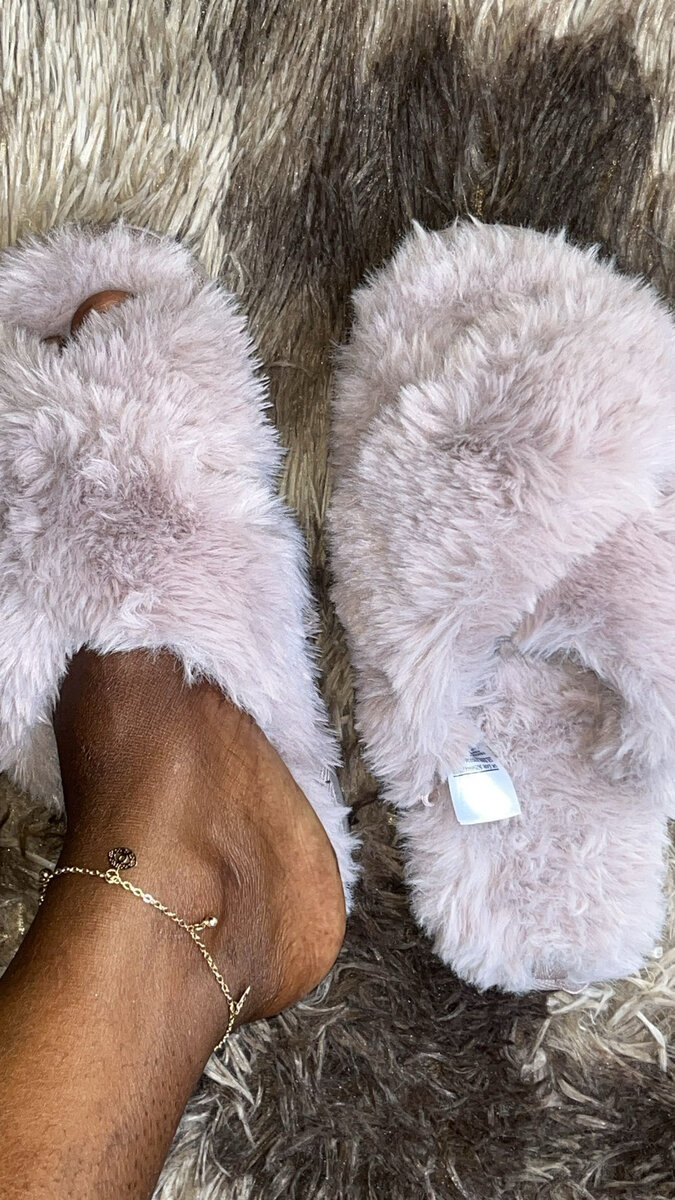 Chaussons Douillets Fausse Fourrure