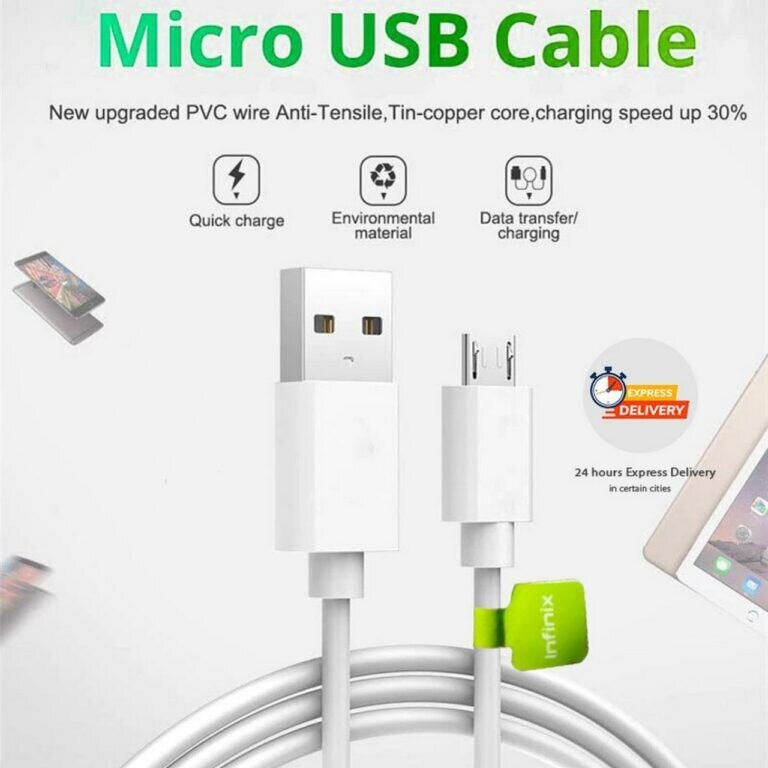 Infinix Orignal Cable Fast Charging | High Quality Data Cabl